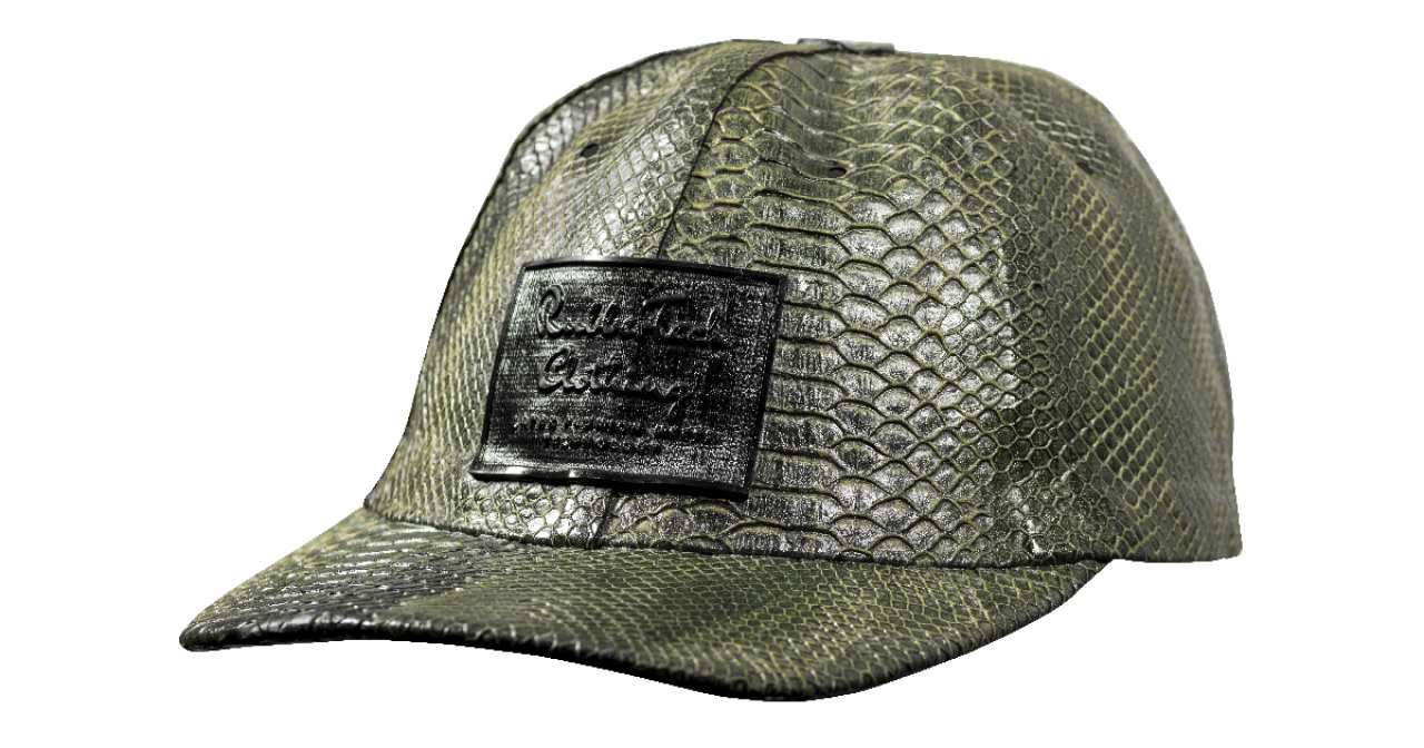 Baseball Cap - Snake 3D Struktur, PERFECT FIT, Latex Handmade Baseball Cap - Snake 3D Struktur, PERFECT FIT, Latex Handmade
